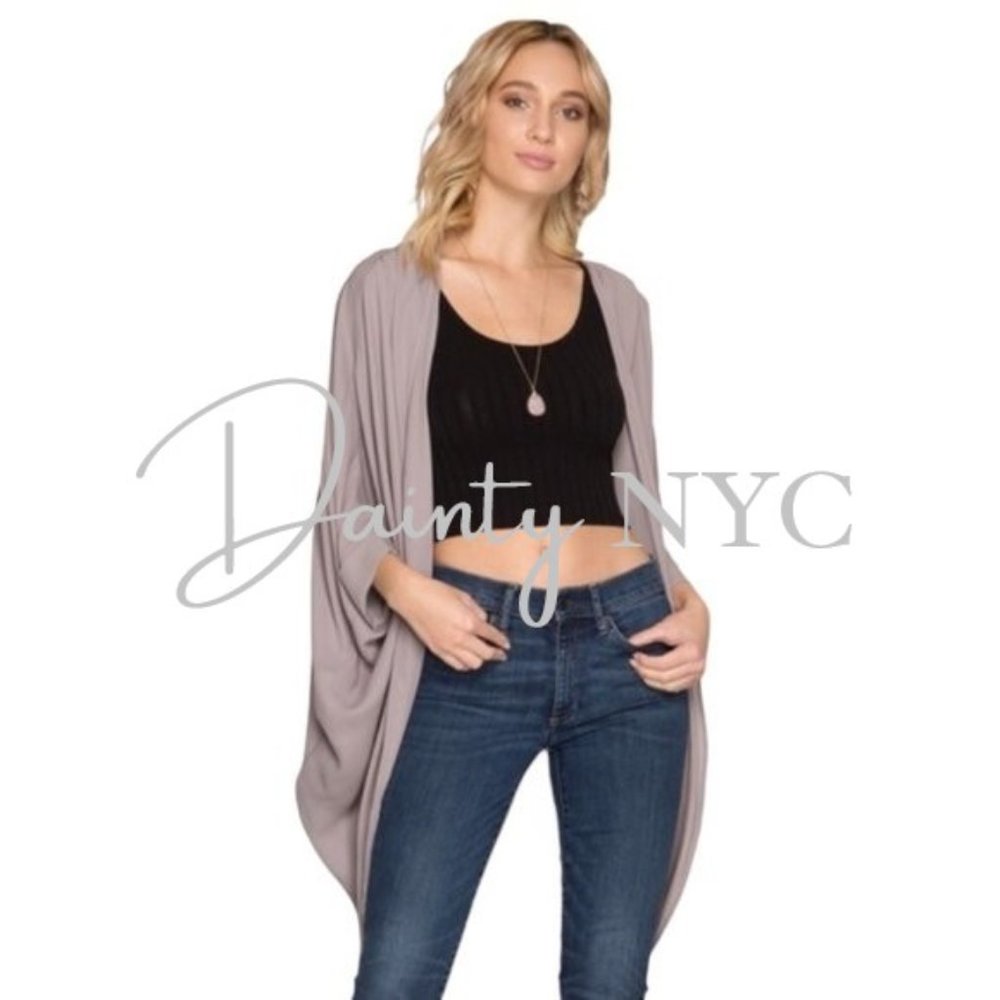 Drape Open Cardigan - Picture 3 of 6